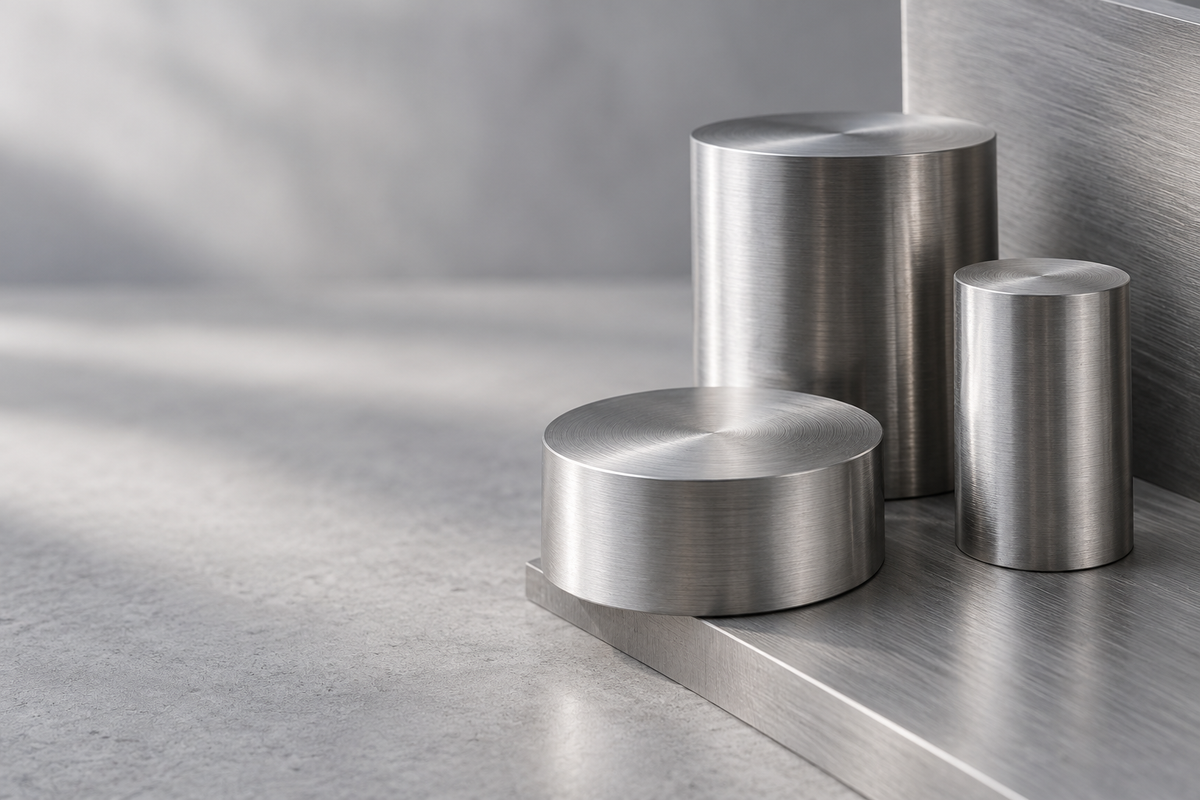 AI-generated metal material illustration; not a product structure or test record
